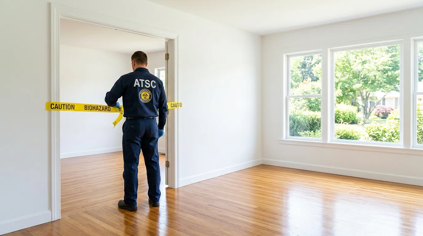 Certified biohazard cleanup crew performing Decomposition Cleanup in Downers Grove